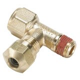 Tube to Pipe - Adapter Tee - Air Brake D.O.T. Compression Style Fittings for J844 Tubing - NTA